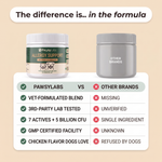 PawsyLabs Allergy Support chews compared with other brands