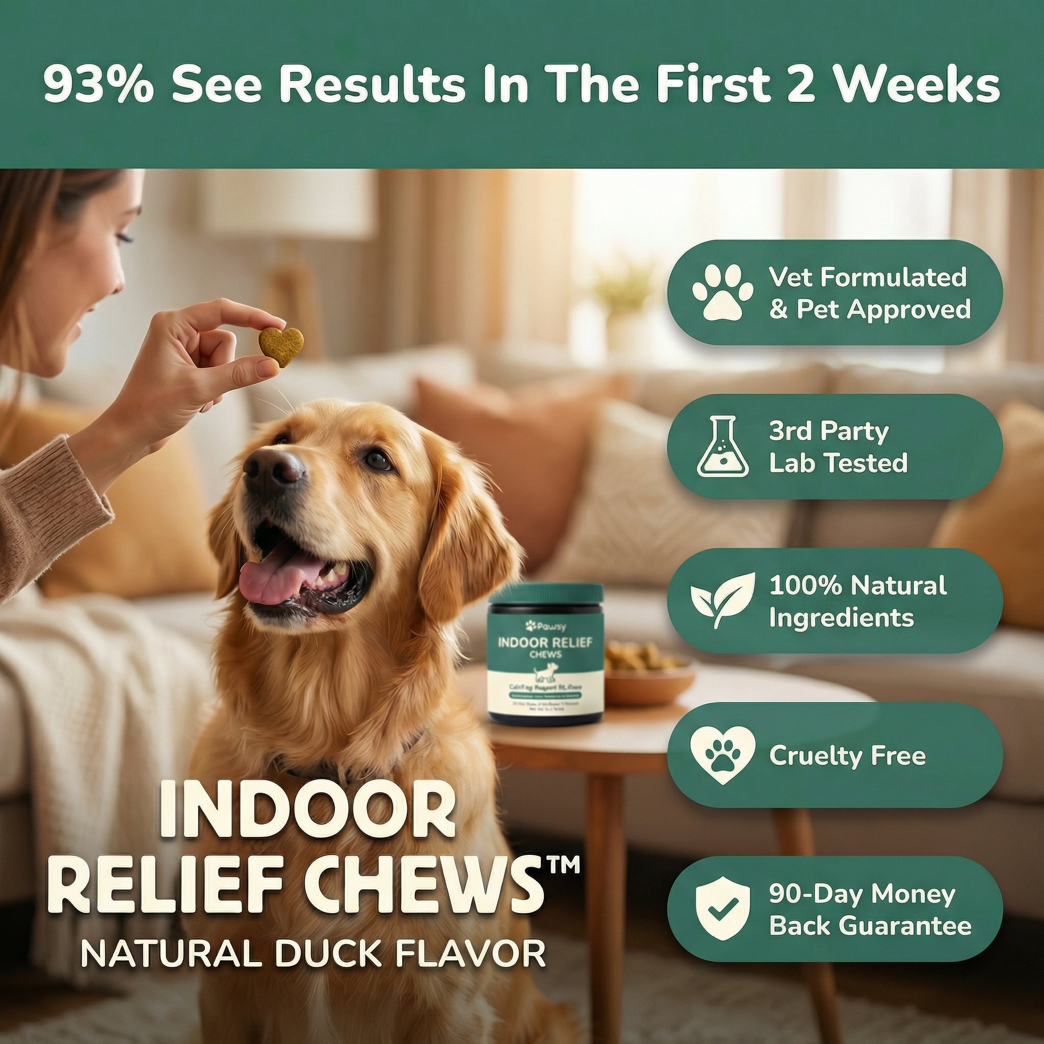 Pawsy™ Indoor Relief Chews