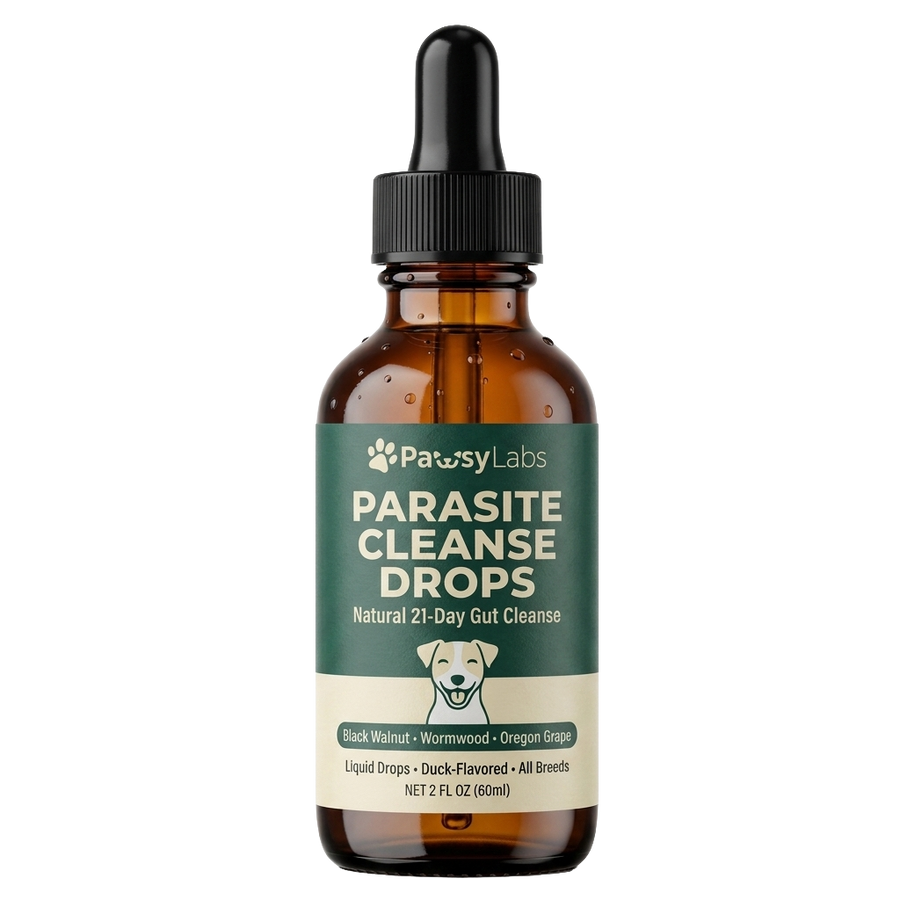 Pawsy Parasite Cleanse Drops bottle