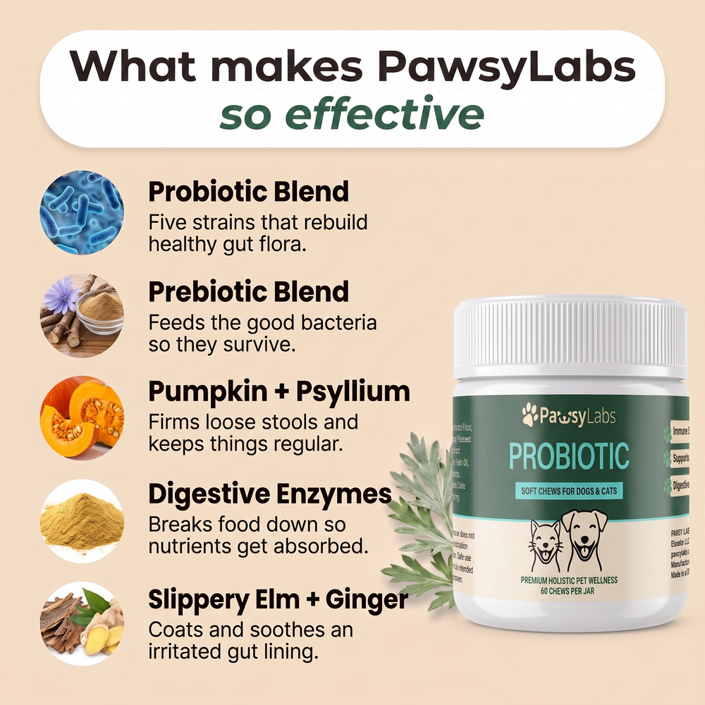 Probiotic chew ingredients and what each active does