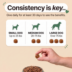 How to use Skin & Coat chews — daily dosage by dog weight