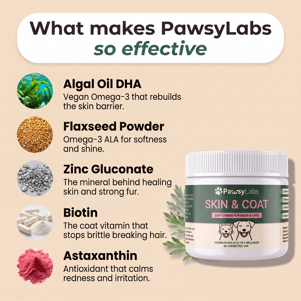 Skin & Coat chew ingredients and what each active does