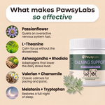 Calming Support chew ingredients and what each active does