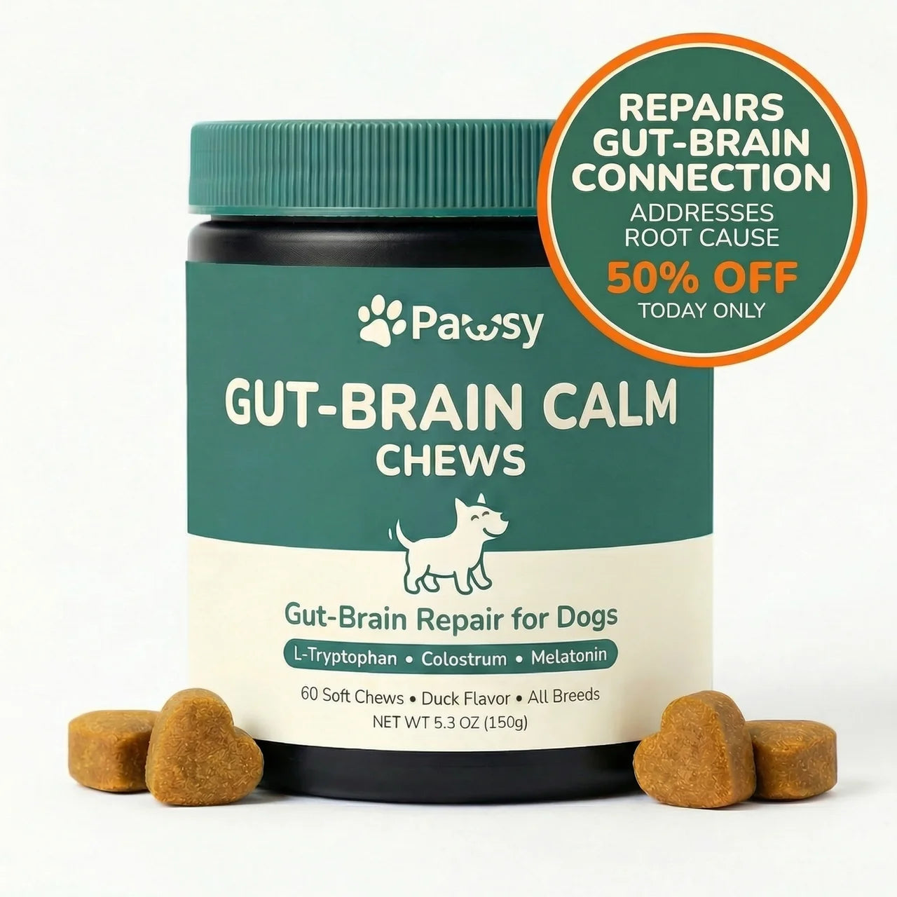 Pawsy™ Gut-Brain Calm Chews
